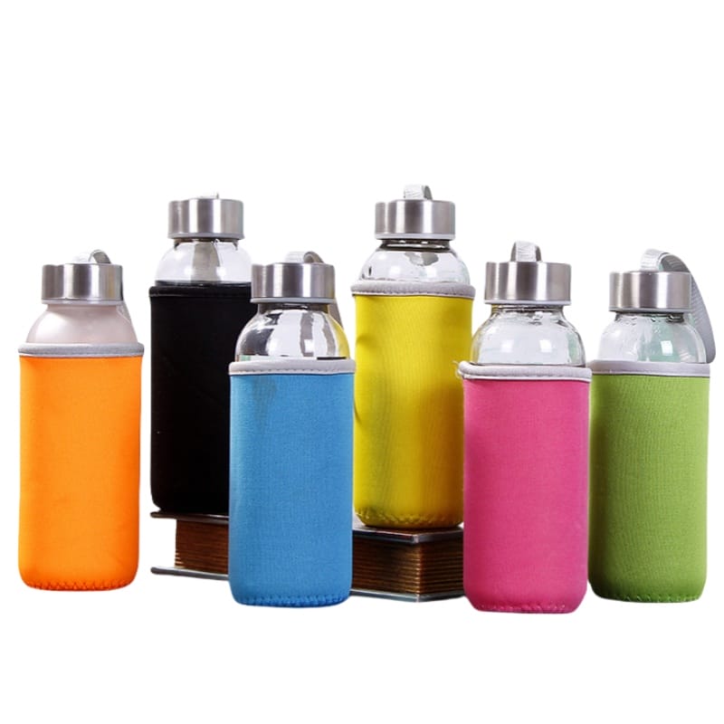 Glass Bottle with Cover Sleeves