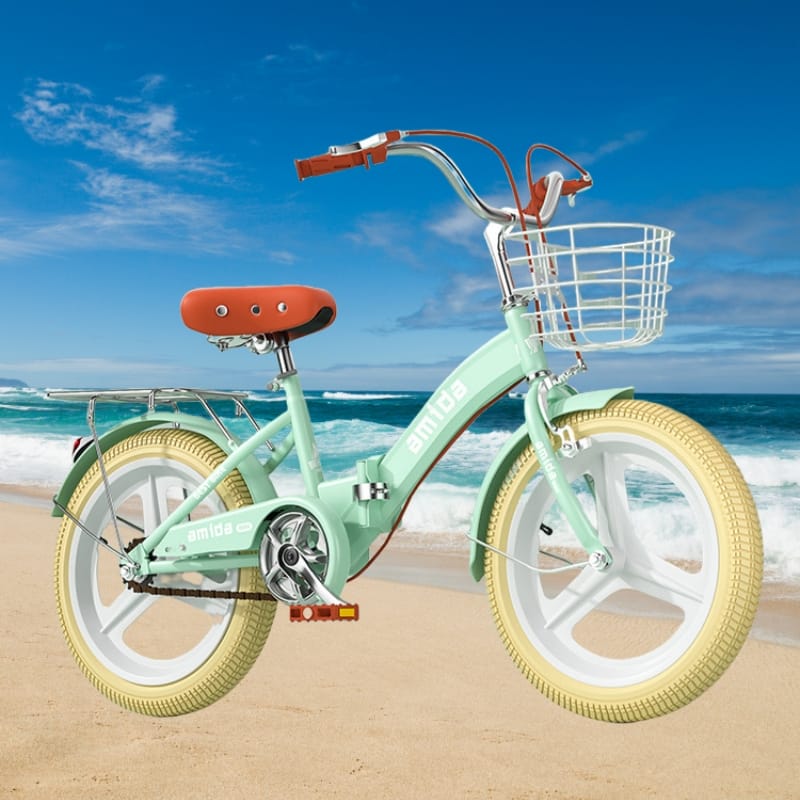 Green Bike on the Beach