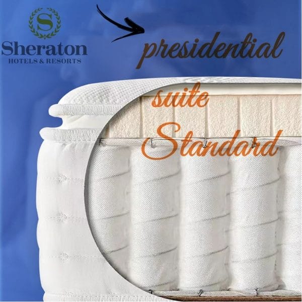 Luxury Latex Mattress with Silent Pocket Springs for Five-Star Comfort