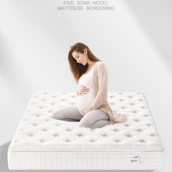 Luxury Latex Mattress with Silent Pocket Springs for Five-Star Comfort