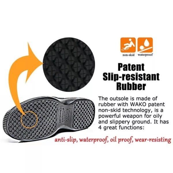 Men wako shoes 9051 Antislip Safety Shoes