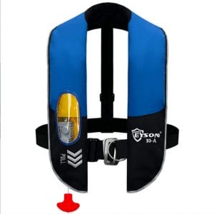 Neck Infatable Life Jacket-Blue