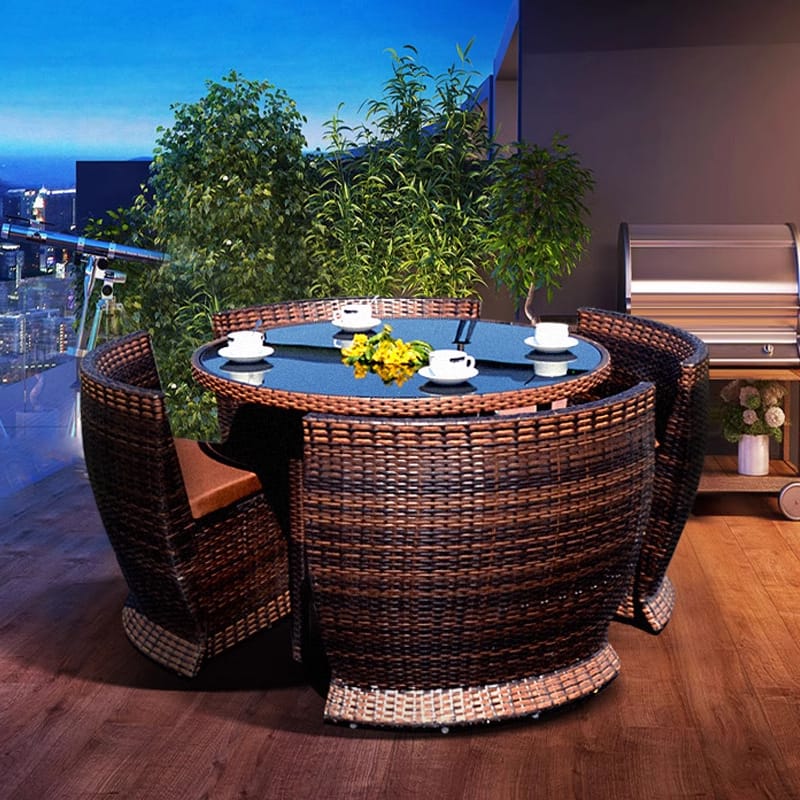 Outdoor Tea Table and Chairs for Hotel