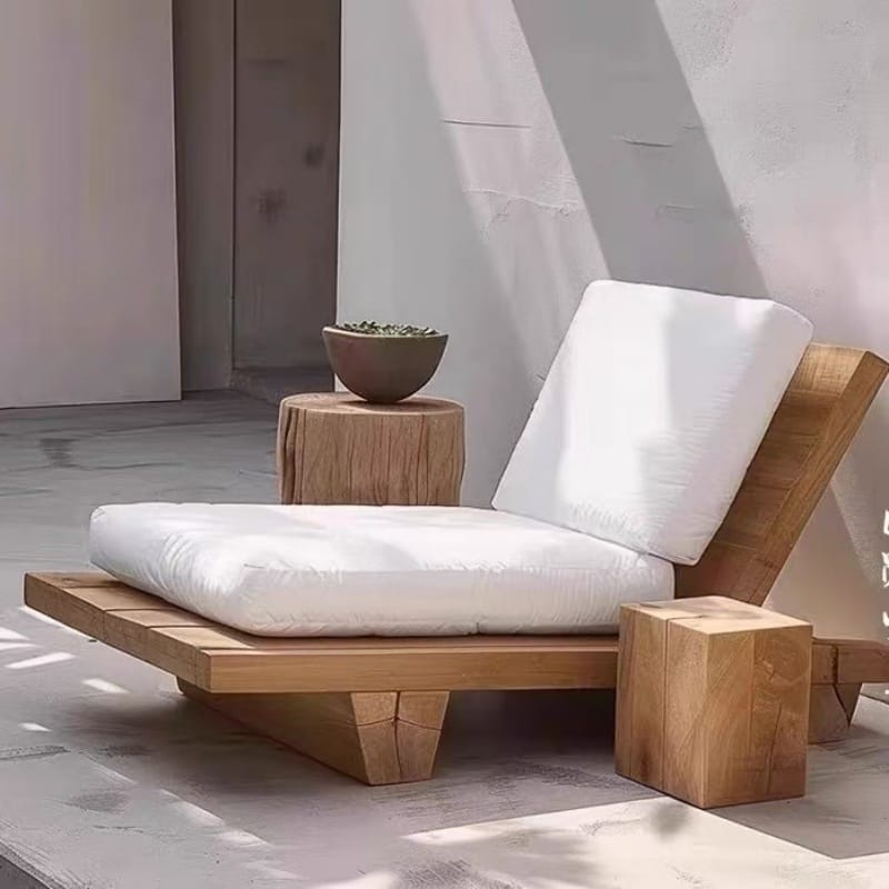 Outdoor sun lounger bed for Resorts