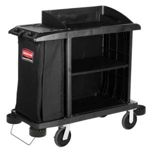 Rubbermaid FG619000BLA Compact Housekeeping Cart