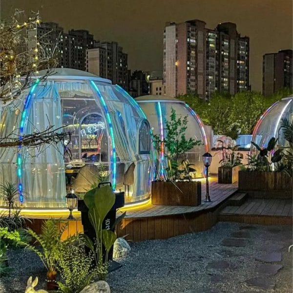 PC Transparant Dome Room for Outdoor use