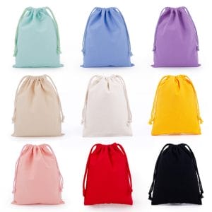 Multi-use Cotton Canvas Laundry Bag repurposed as beach tote at Coral Oasis Maldives.