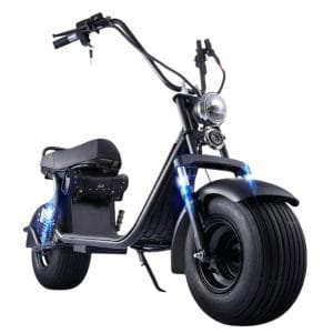 Eco-Friendly Island Cruiser Electric Scooter at Seychelles Eco-Resort with Solar Charging Station