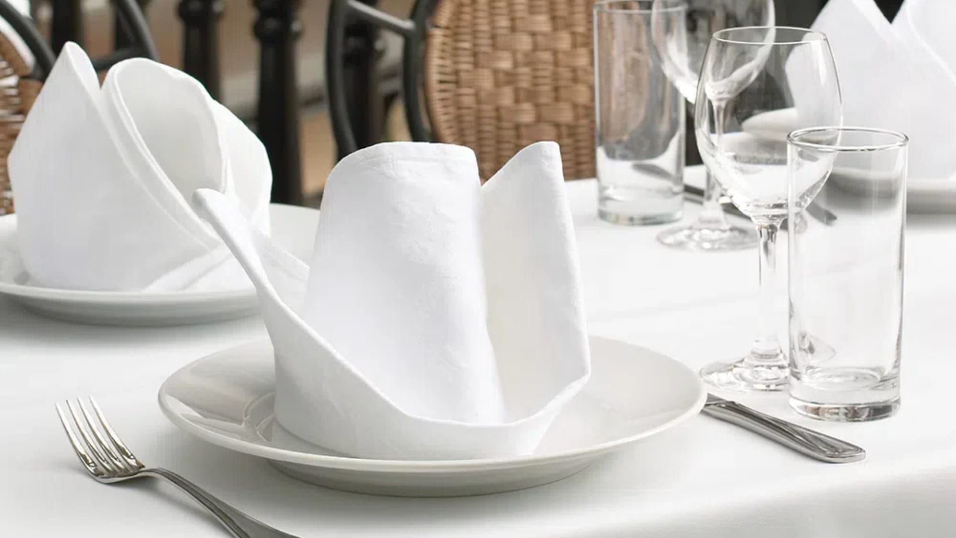 hotel Dining TableWare Napkins Restaurant Linen Supply