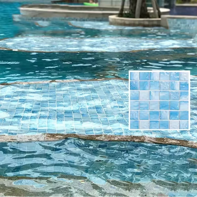 swimming pool tiles for luxury resorts