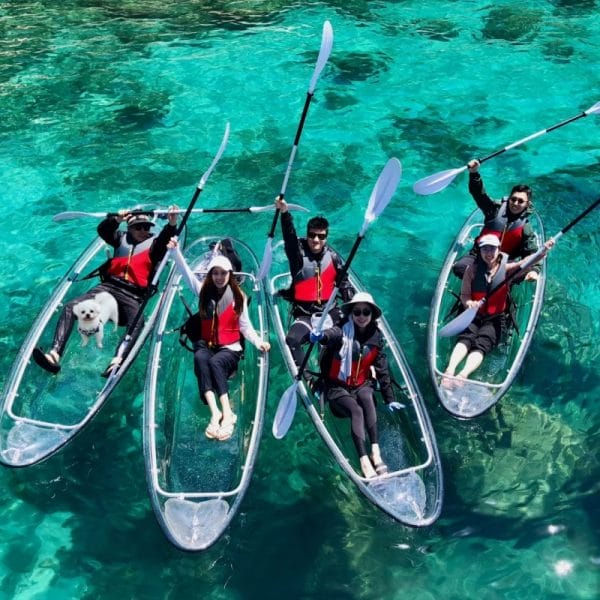 transparent PC canoe