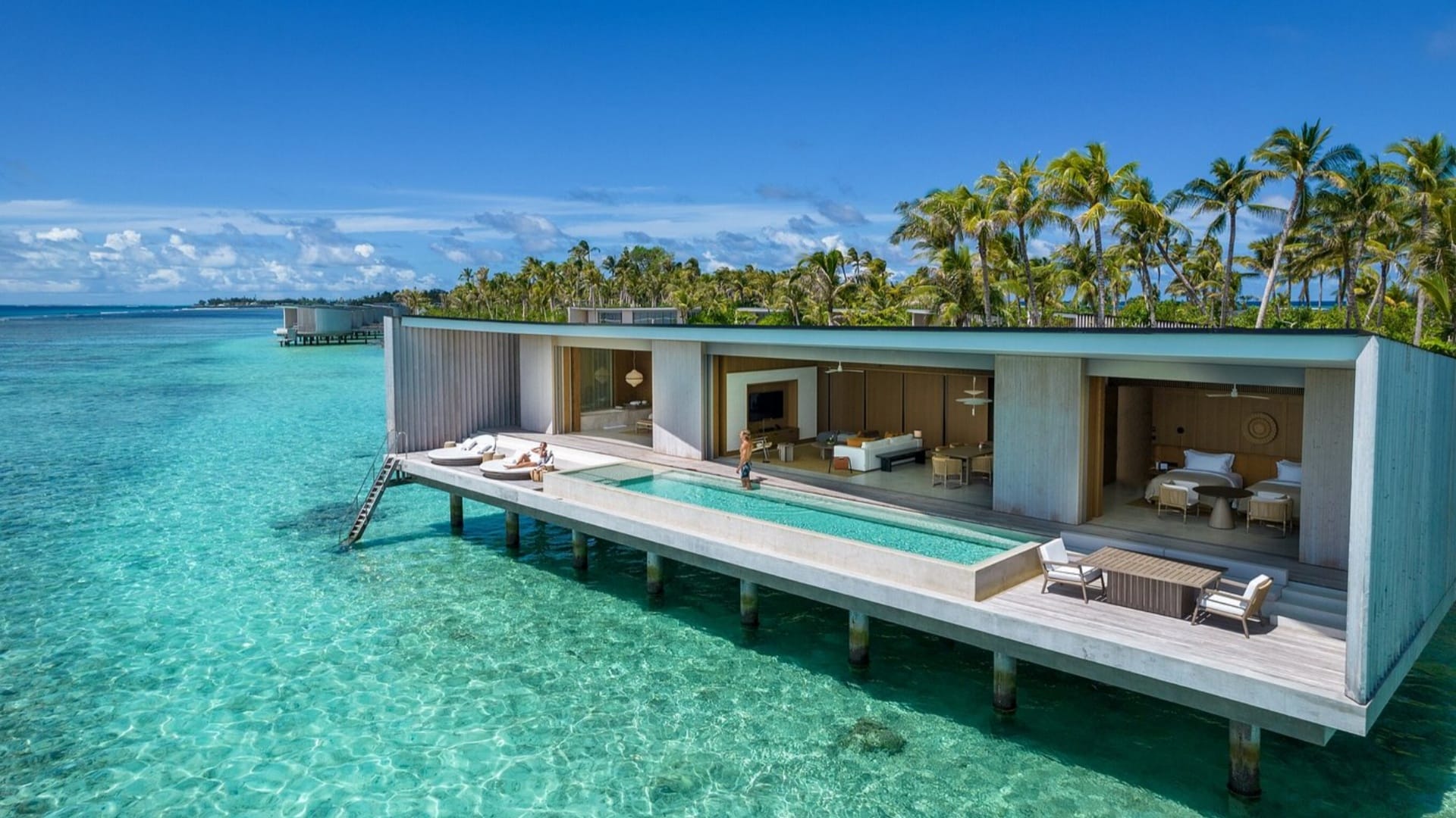 two-bedroom-water-pool-resort supply pool furniture