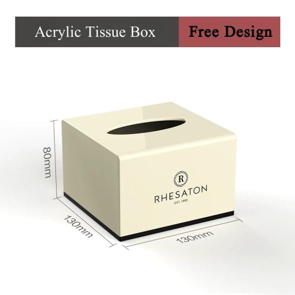 Acrylic Tissue Box for luxury Hotels