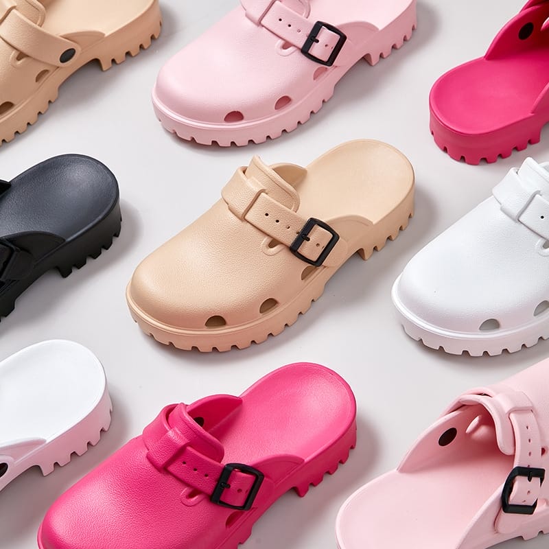 EVA slippers with non-slip textured soles, tested at Maldives’ Conrad Maldives