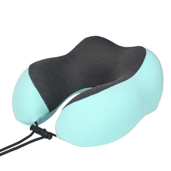 Travel pillow and ashtray duo on tropical beach resort table, windproof and stylish
