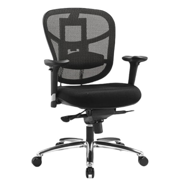 Ergonomic office chair in hospital nurse station with anti-slip castor