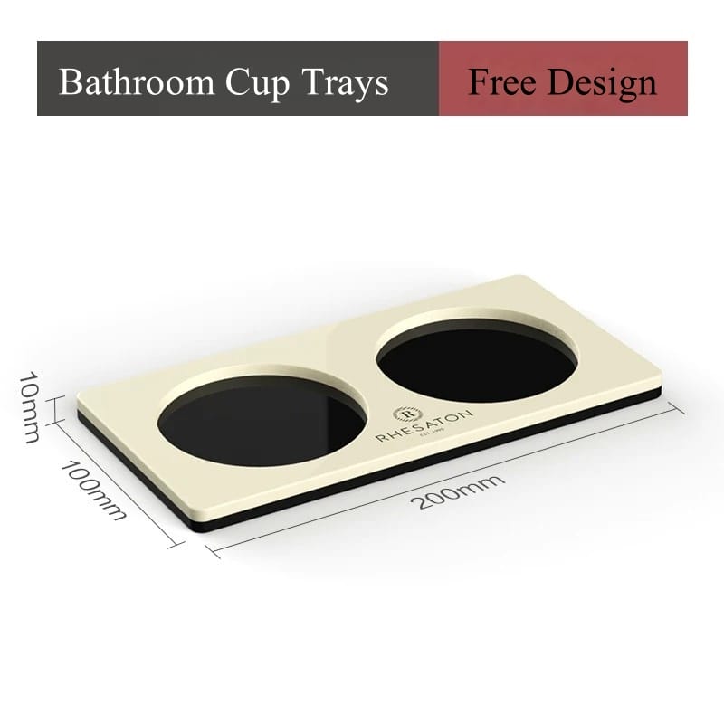 Hotel bathroom Cup Trays