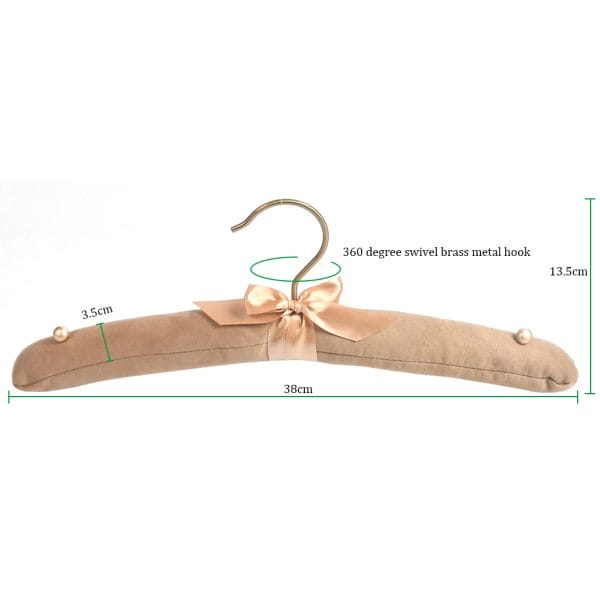 Luxury Solid Wood Satin Hangers for Hotels - Image 6