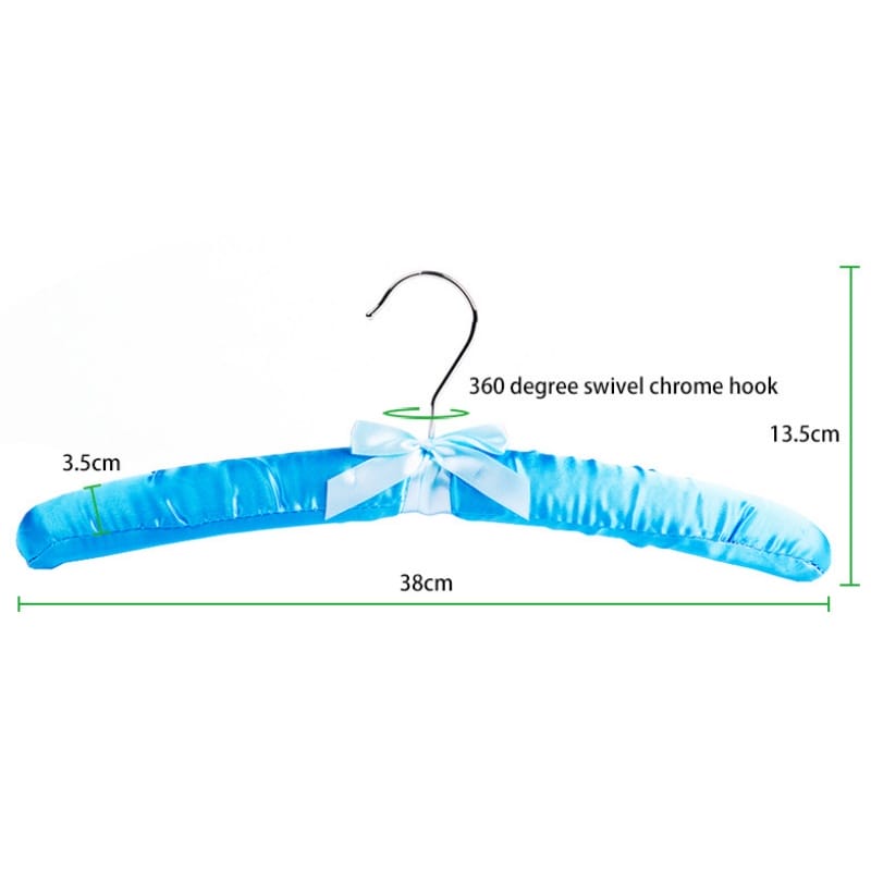 Satin Padded Hangers wClips
