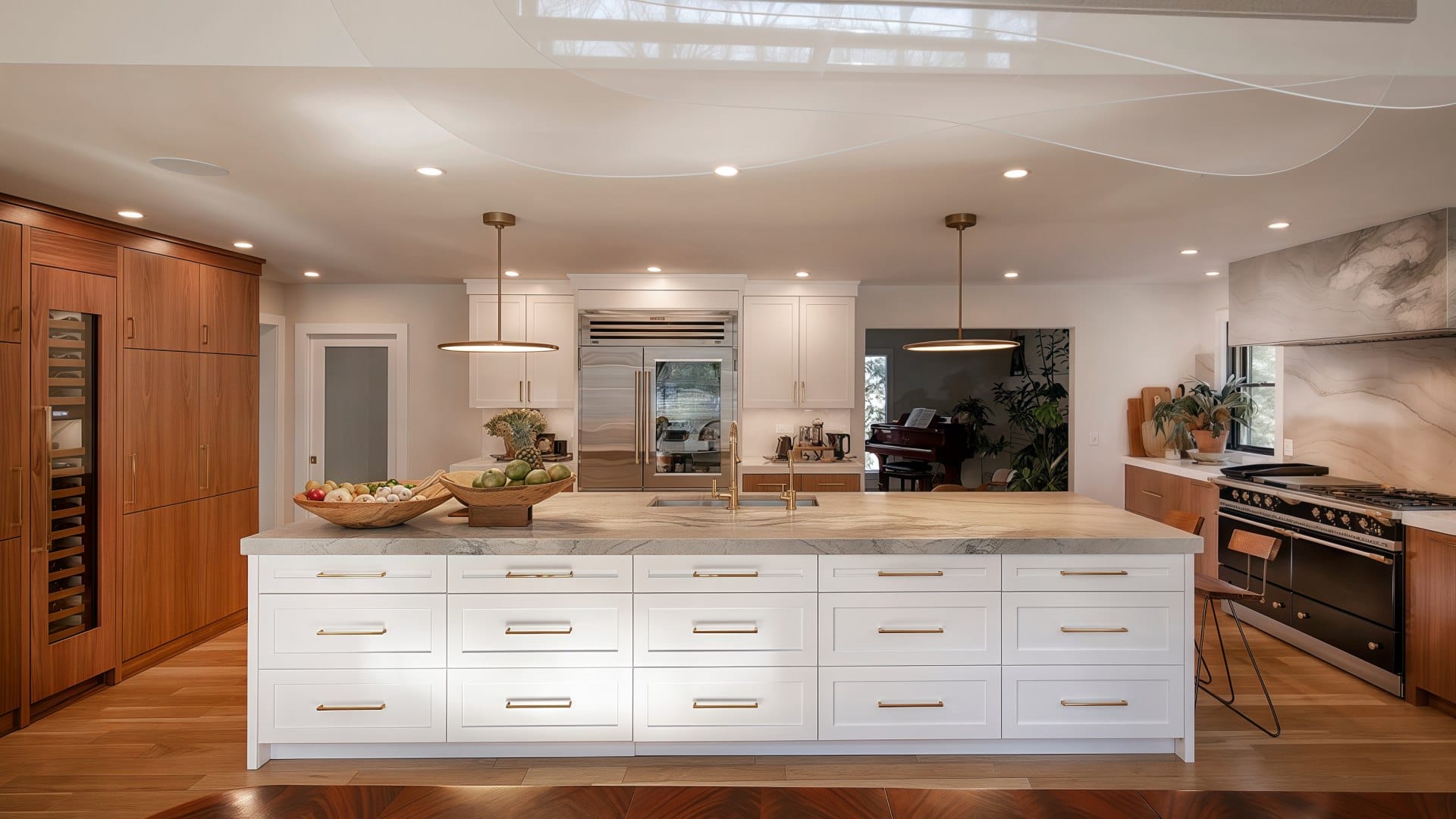 Handcrafted Italian kitchen cabinets with 3D-rendered storage and Greenguard-certified finishes-luxury kitchen cabinets