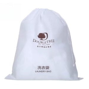 Stackable laundry bags with OPP packaging, hotel bulk purchase solution