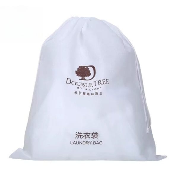 Stackable laundry bags with OPP packaging, hotel bulk purchase solution