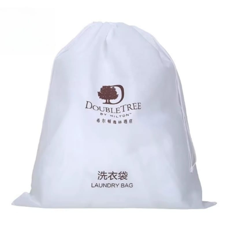 Stackable laundry bags with OPP packaging, hotel bulk purchase solution