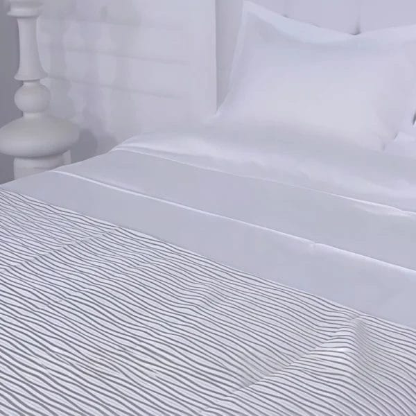 Bamboo-cotton Luxury Hotel Bedding Sets reducing skin temperature by 3°C at Six Senses Seychelles.