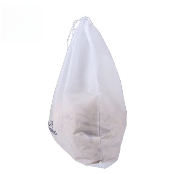 Slim-profile laundry bag for cabin storage, OEKO-TEX certified materials