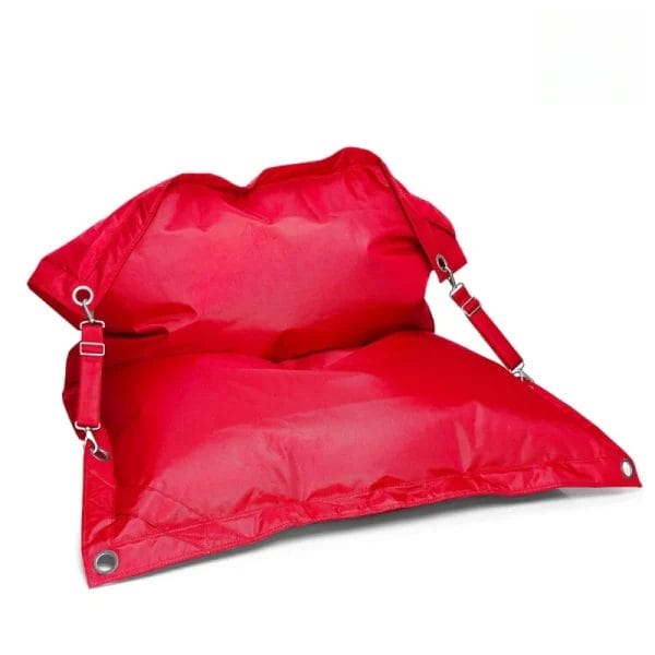 Linked outdoor bean bag sofa set for 4 on Soneva Jani Maldives terrace