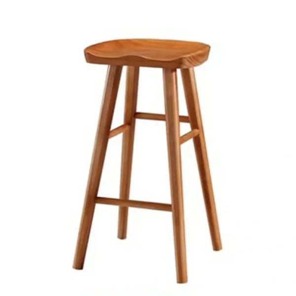 Hand-painted animal-print bar stools in Singita Grumeti's luxury campfire area