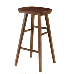 Stacked 16.75"W stools with color-coded bases in hotel supply warehouse