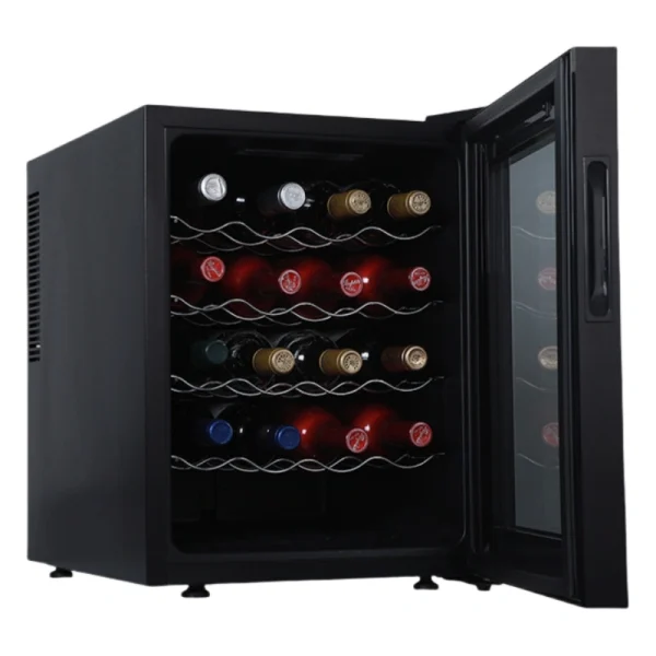 Adjustable Metal Shelves in JC-48AW Wine Cooler | Holds Magnums, Craft Beer & Soda Cans | Maia Resort Seychelles