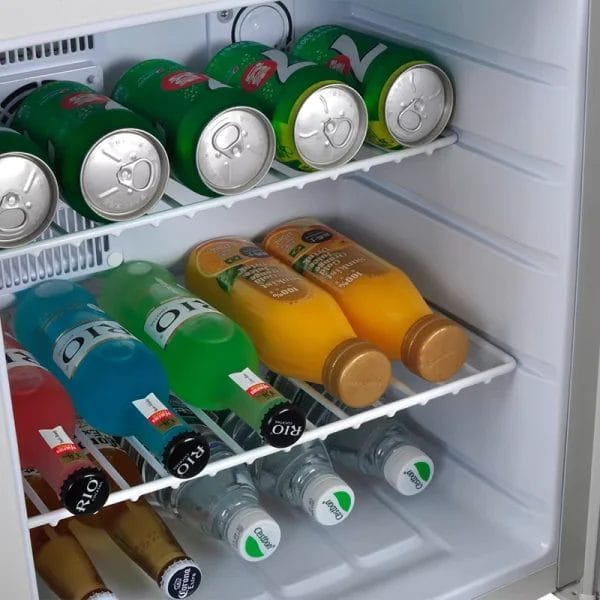 DERBAL HS-42A thermoelectric Hotel Mini Bar Fridge with solid iron door and silent semiconductor cooling in St. Regis Cairo suite.