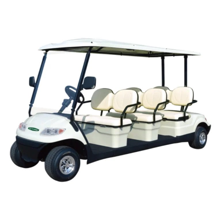 Luxury 6-Seater Hotel Golf Cart at Anantara Kihavah Maldives | Silent Electric Transport for Resorts with 90km Range & Custom Branding