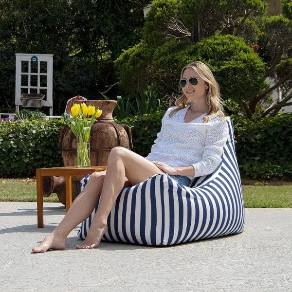 Heat-Reflective Beach Bean Bag at Burj Al Arab Skyview Bar | Stays Cool in 45°C Desert Sun