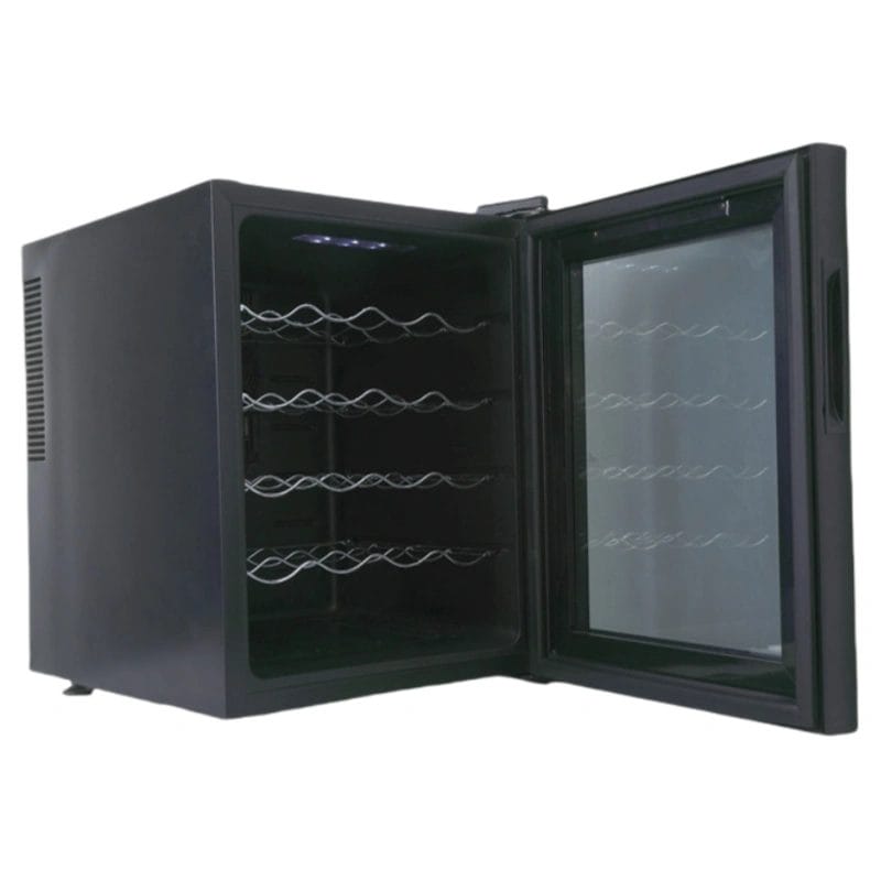 Secure Wine Cooler with Auto-Lock | VIP Penthouse Storage in Dubai | Double-Layer UV Glass.