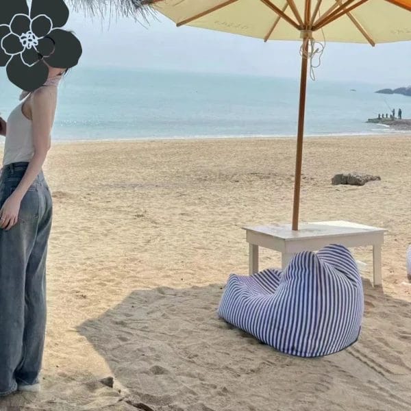 Storable Hotel Bean Bag for Qatar Airways Al Safwa Lounge | Folds Flat in 60 Seconds