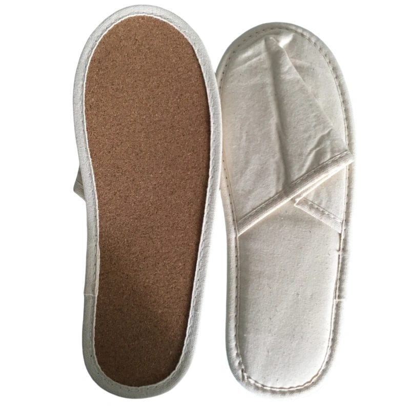 Universal sizing (29x11cm) for Eco Friendly Biodegradable Hotel Slippers fitting US 6-13