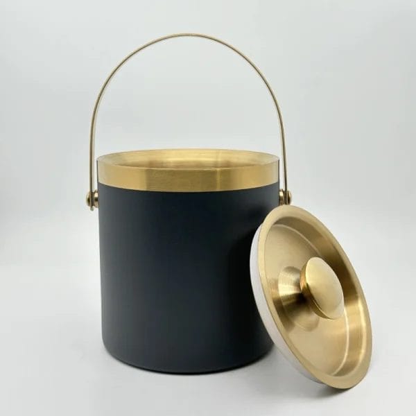 3L Elegant Double Wall Insulated Ice Buckets for Parties Cocktail Bar chilling magnum champagne at Soneva Jani Maldives.
