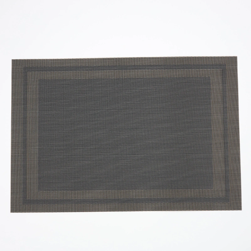A quick wipe-clean demonstration on Hotel Table Mats after a spill.