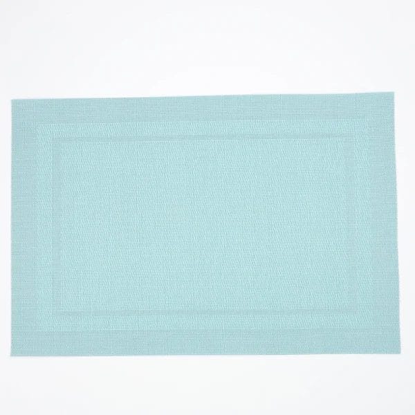 Hotel Table Mats used seamlessly in both indoor fine dining and outdoor cafe settings.