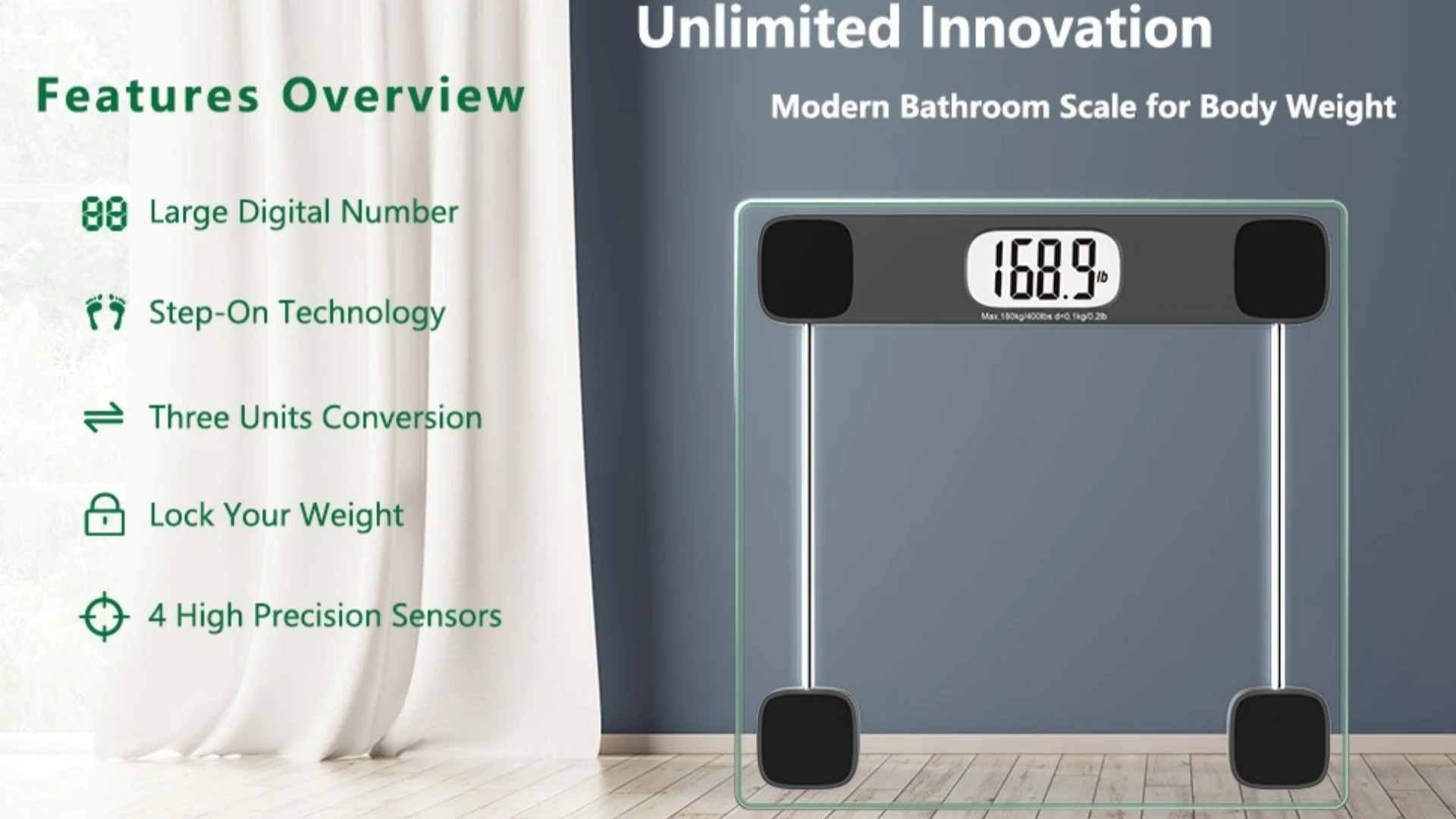 Hotel bathroom scale as part of a comprehensive hotel product supply solution from DERBAL.