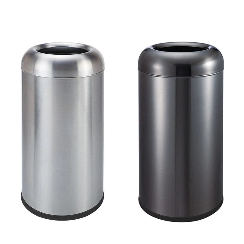 A user-friendly Hotel Outdoor Bins with a single, wide hole for easy rubbish throwing.