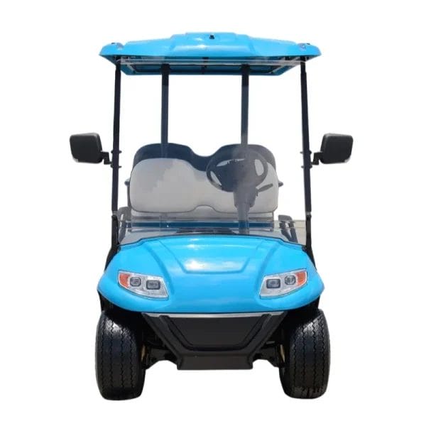 An Electric Golf Cart being used by staff to transport luggage and supplies, showcasing its versatility beyond guest transport.