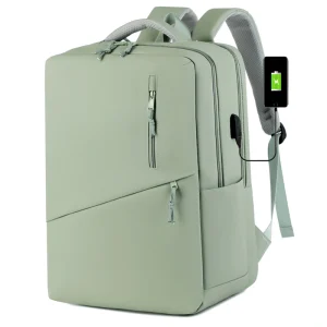 The breathable, padded shoulder straps of the Traveller Backpack, designed for comfortable, lightweight carrying.