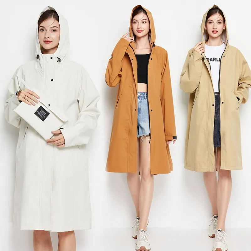Heat-Sealed-Seams-Long-Rain-Coat-Waterproof-Rain-Jacket