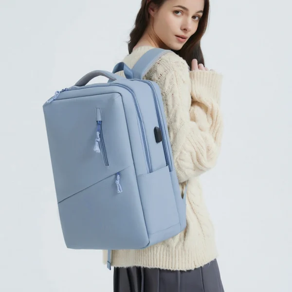A Traveller Backpack being used as a duffel bag or shoulder bag, showing its multi-functional design.