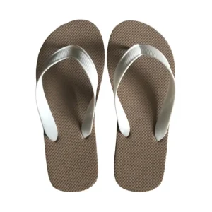 A close-up of the textured, non-slip sole of the Outdoor Beach Flip Flops Cheap Slippers for enhanced safety around wet pool areas.