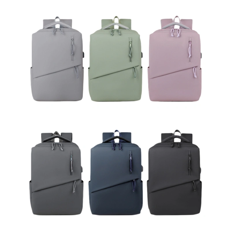 A detail shot of the Traveller Backpack showing its dedicated separate shoe compartment for clean organization.